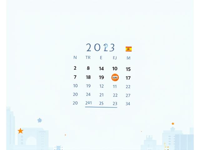 Diseño de calendario fiscal con fechas importantes destacadas y elementos relacionados con impuestos.